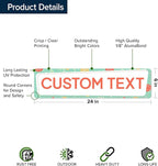 Custom Sign, Custom Street Sign, 11 Font Colors, 13 Font Styles, 4 Hole Options - Image 6
