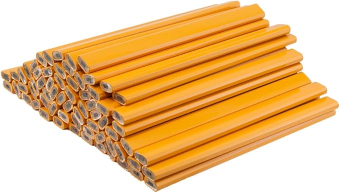 GRAPHITE Hard Lead Carpenter Pencil #2 Lumber Pencil PCS by GRAPHITE