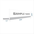 Printex Design - Personalized Office CUBICLE Name Plate & Sign. Modern Aluminum - Image 5