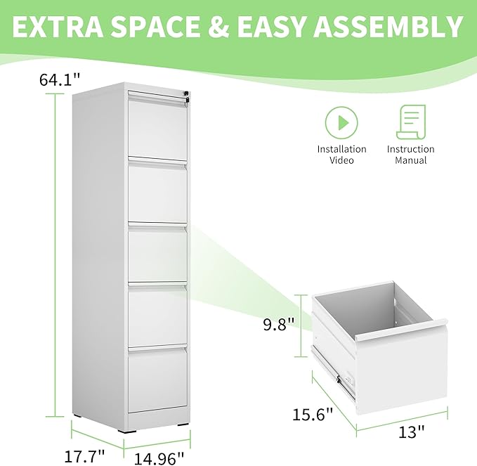OPTYMIRA Metal File Cabinet - Image 3