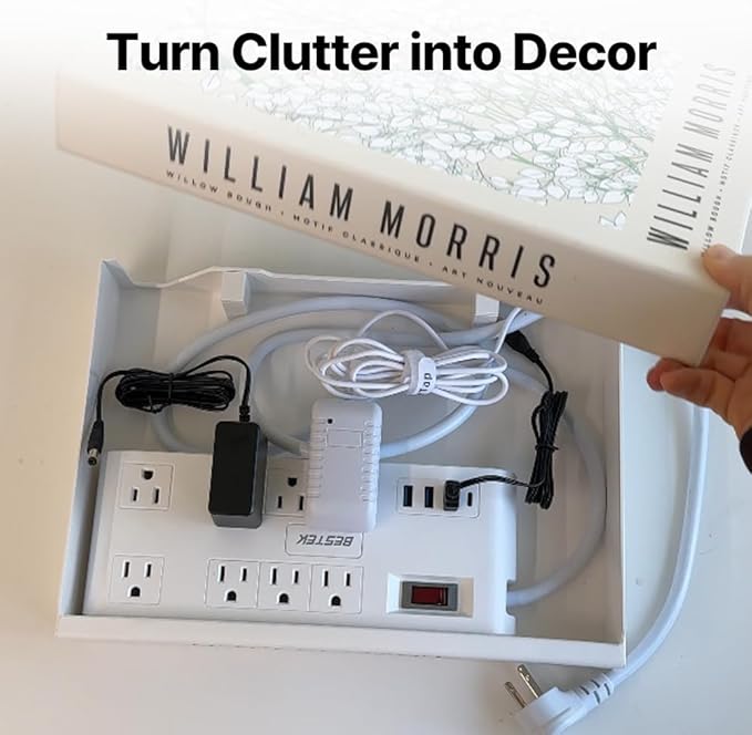 Book Shape Decorative Cable Management Box - Image 4