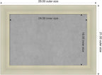 Amanti Art Silver Framed Magnetic Board 21x29 Medium Vision Board - Image 2