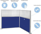 Versare Hush Panel Cubicle Kit | Workstation Partition Walls | Sound Dampening - Image 5