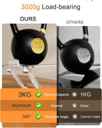 Tablet Stand Holder with Thickened 360°Rotating Base Dual Rod Adjustable - Image 4
