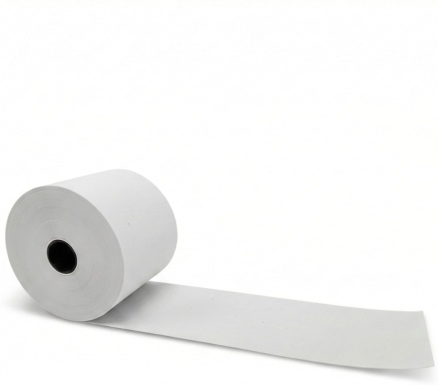 2 1/4" x 150' White Adding Machine Paper Rolls – One Ply Register/Calculator/10-Key Paper for Printing Calculators and Registers – 16 Rolls