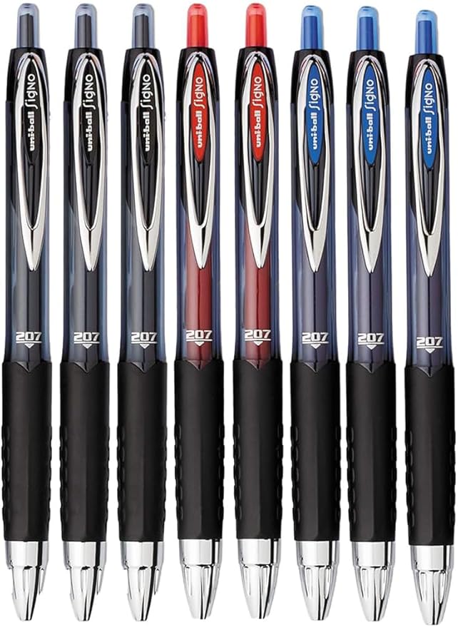 Advantage Gifts Signo 207 Roller Ball Retractable Gel Pens, Medium Point by Advantage+Gifts