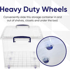 Superio Storage Bins with Lids, Stackable Totes, BPA Free, Odor Free, Organizer - Image 6