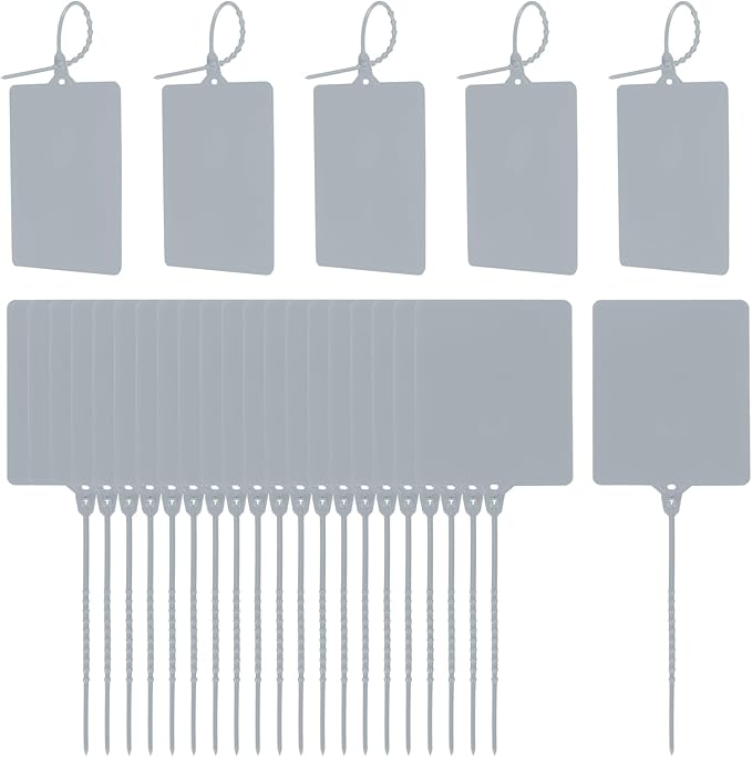 MECCANIXITY Plastic Seals Shipping Tags, by MECCANIXITY