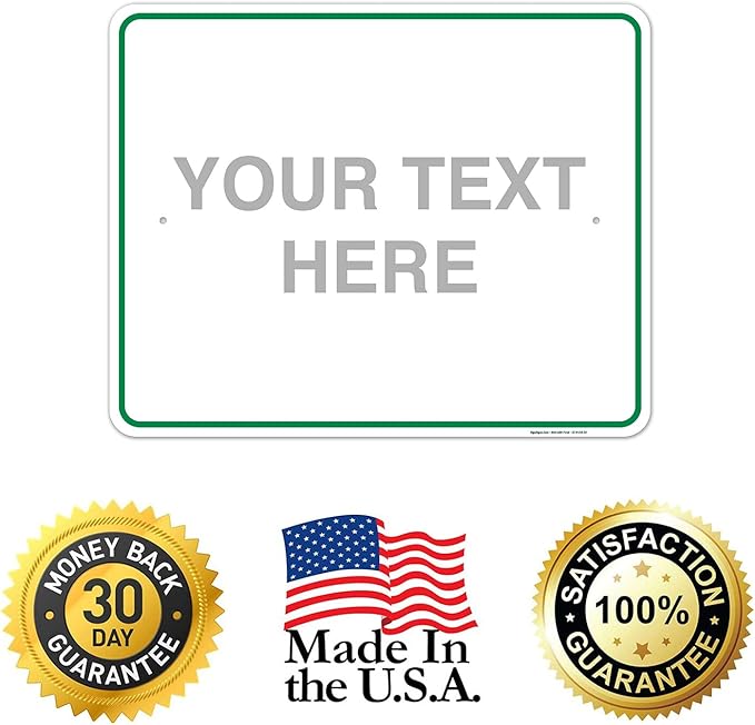 Custom Sign, Personalized Metal Signs, Customize - Image 8