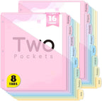 Sooez 8-Tab Binder Dividers by Sooez
