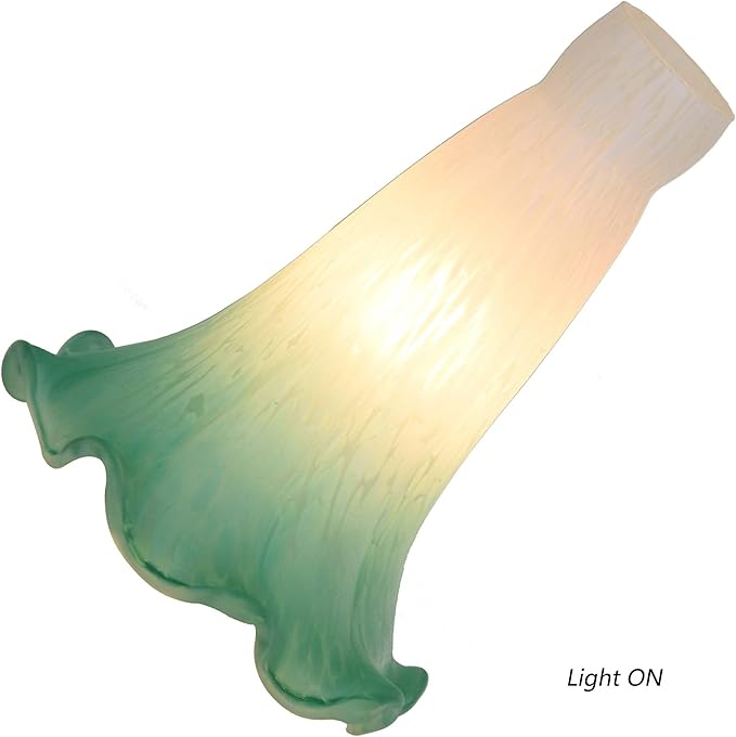 Bieye LS08S Lily Flower Blown Glass Lampshade - Image 2