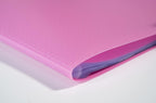 Exacompta - Ref 88227E - Semi-Rigid PP Display Book - Suitable for A4 Documents, Wipeable Cover, 500 Micron Polypropylene, 20 Pockets, 40 Viewing Pages - Pink Cover