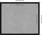 Amanti Art Black Framed Magnetic Board 21x25 Medium Vision Board - Image 3
