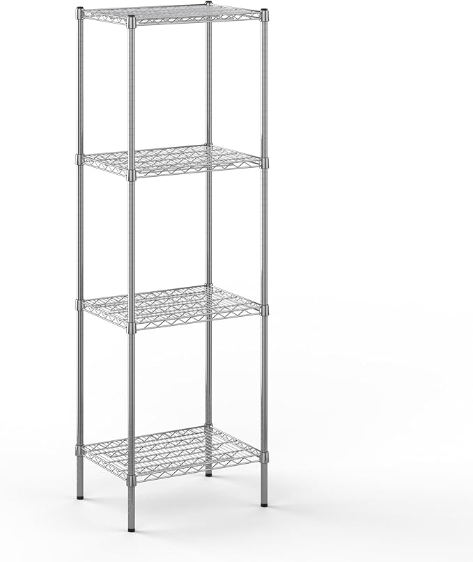 Regal Altair 18" Deep x 24" Wide x 74" Height Wire Shelving Kit | 4-Tier | NSF by Regal+Altair