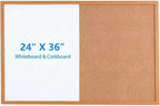 Combination Writeboard 36"x 24" Magnetic Whiteboard & Cork Board Dry Erase by YoupuStationery