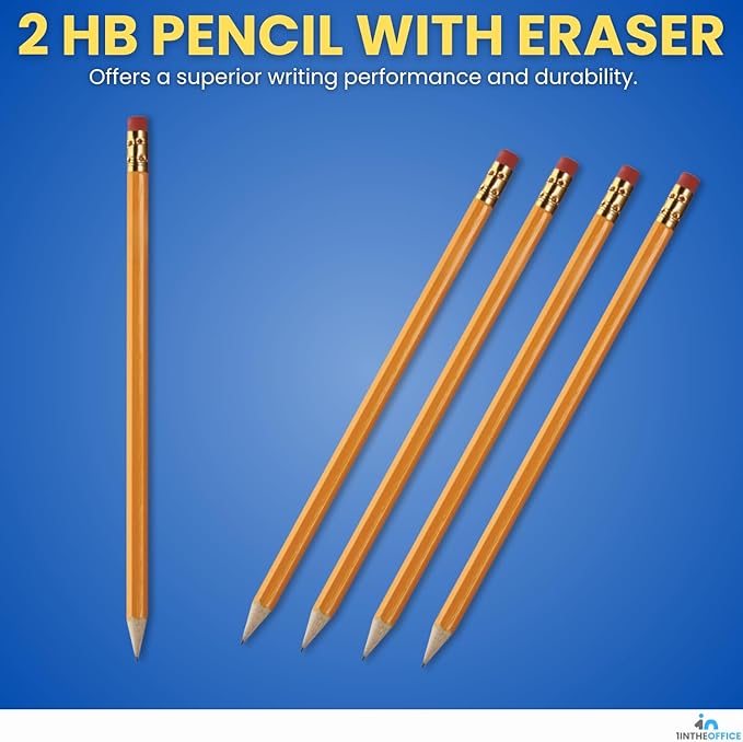1InTheOffice Pre Sharpened Pencils #2, Pencils - Image 2