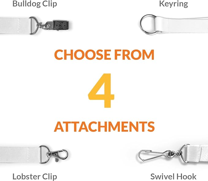 Wristband Bros Custom Lanyards For ID Badges, Keys & More | Add Text & Logos | - Image 3