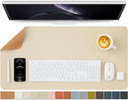 Cork Desk Mat - Dual-Sided Desk Pad by HOMIEAZICOZI