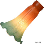 Bieye LS26 Lily Flower Blown Glass Lampshade - Image 2
