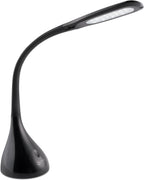 ottlite creative curves led desk lamp, black, main product view