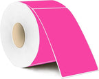 STARLIBOO 3"X5" Rectangle Neon Colored Labels, Removable Moving Labels by STARLIBOO