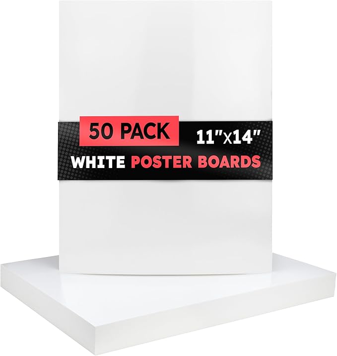 Hygloss Medium Poster Board 11x14 by HyglossProductsInc