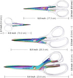 SCAIKTIG Acrylic Scissors, Titanium Coated Blades, Heavy Duty, Ambidextrous - Image 4