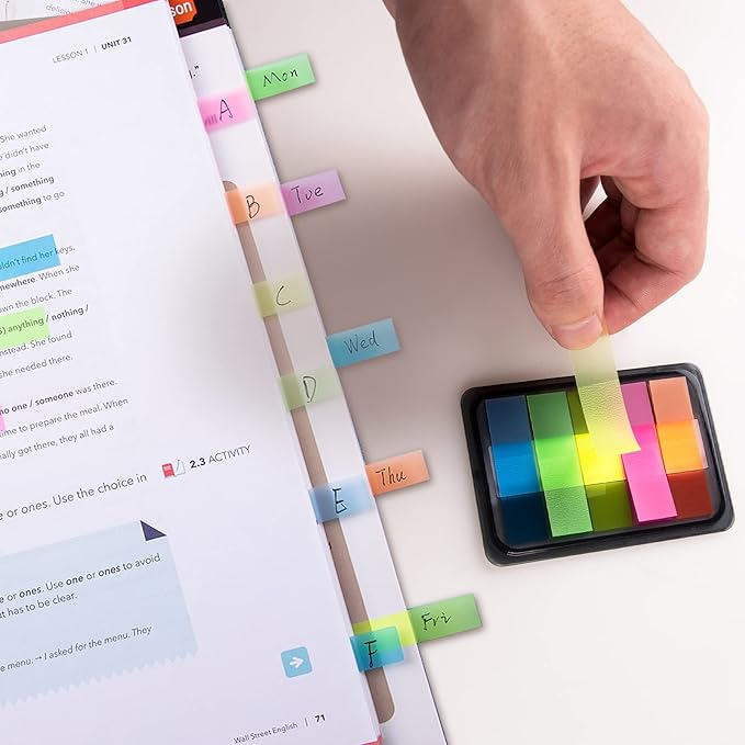 Golcellia 300 Pcs, Transparent Sticky Notes, Page Markers, Sticky Tabs - Image 3