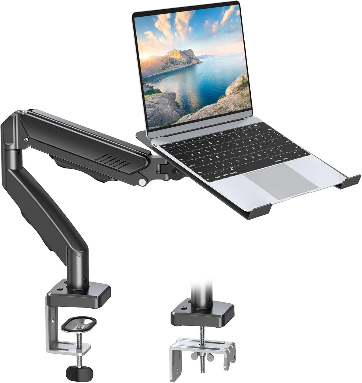 MOUNT PRO Laptop Arm Mount for Desk, Fits Max 17" Notebook and 32" ...