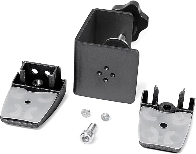 Heavy Duty Sneeze Guard Clamp For 0.1" to 1" Thick Panel, Desk Partition - Image 5