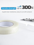 Lichamp Fiberglass Tape 1 inch, 2 Pack 60 Yards Filament Tape Nylon Fiber Glass - Image 4