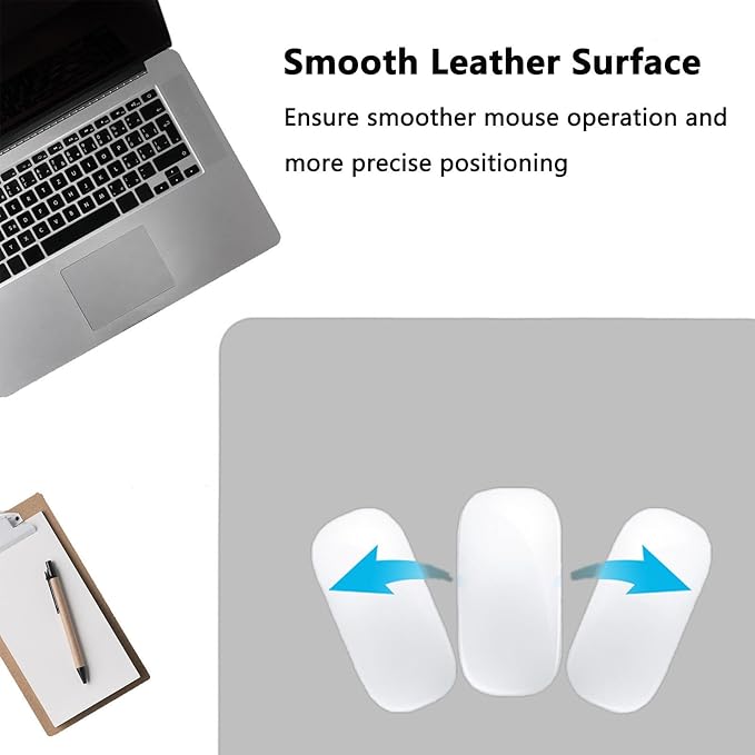 PU Leather Desk Pad Protector Gaming Mouse Pad Non Slip Desk Mat - Image 3