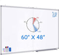 White Board Dry Erase 60x48, Large Magnetic Whiteboard Maxtek Dry Erase Boards by Maxtek