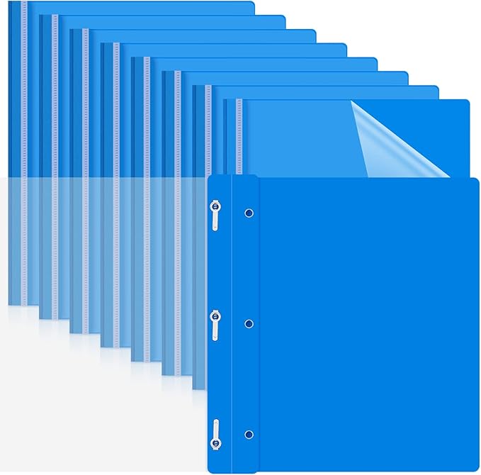 Teling 48 Pcs Clear Front Report Covers by Teling