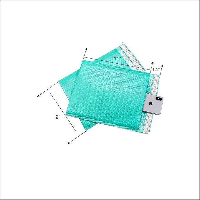Shipping Bubble Mailers MEIANJU 11x9 inch Padded Poly Mailer Envelopes Small - Image 2