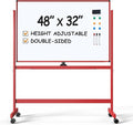 TSJ OFFICE Large Rolling Whiteboard by TSJOFFICE