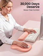 Meatanty Keyboard and Mouse Wrist Rest Set, Ergonomic Wrist Pad Support - Image 2