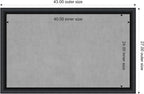 Amanti Art Black Framed Magnetic Board 27x43 Large Vision Board - Image 4