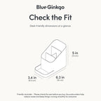 BLUE GINKGO Desk Holder – Korean-Made Office Organizer - Image 3