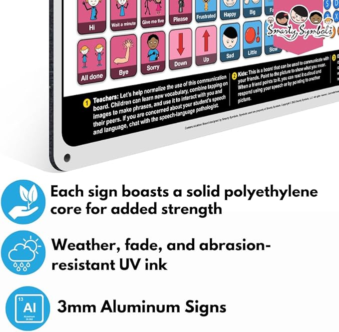 Weather-Proof Aluminum School Playground Communication Board - Image 6