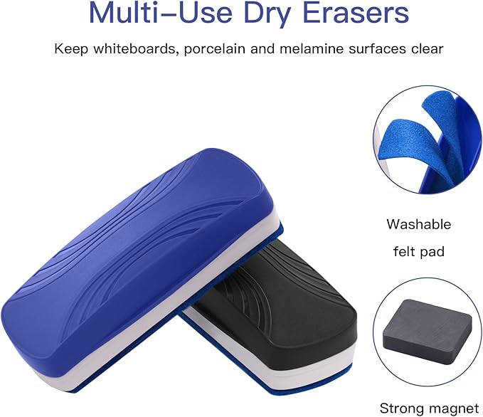 Ddaowanx Whiteboard Eraser, Magnetic Dry Erase Eraser, Glass Board Eraser - Image 3