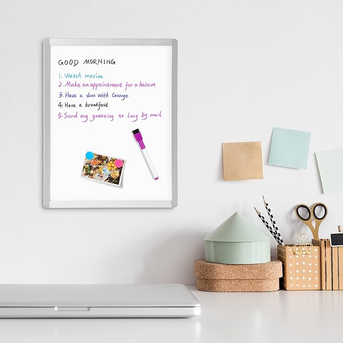 VUSIGN Small Dry Erase Whiteboard, 11 x 14 Inches White Board - Image 6