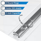 Basic 3 Ring Binder -1 or 1/2'' Binders - Image 3