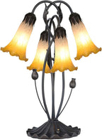 Bieye LS07 Lily Flower Blown Glass Lampshade - Image 7