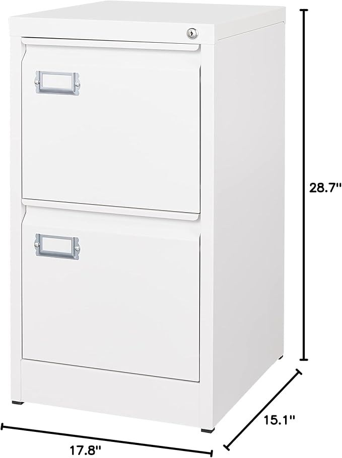 BYNSOE 2 Drawer File Cabinet - Image 3