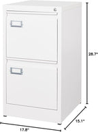 BYNSOE 2 Drawer File Cabinet - Image 3