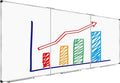 XBoard 118 x 48 Inch Magnetic Dry Erase Board, Oversized Foldable Whiteboard by XBoard