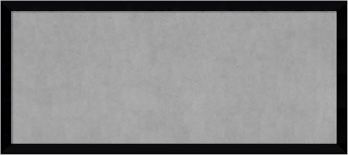 Amanti Art Black Framed Magnetic Board 23x51 Oversize Vision Board by AmantiArt