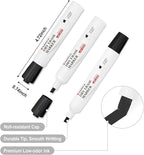 Comix Low Odor Dry Erase Markers Black, 36 Bulk Black Color Whiteboard Markers - Image 3