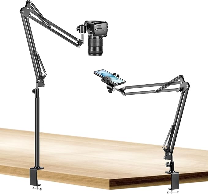 Evekea Overhead Camera Mount, Desk Camera Mount by Evekea